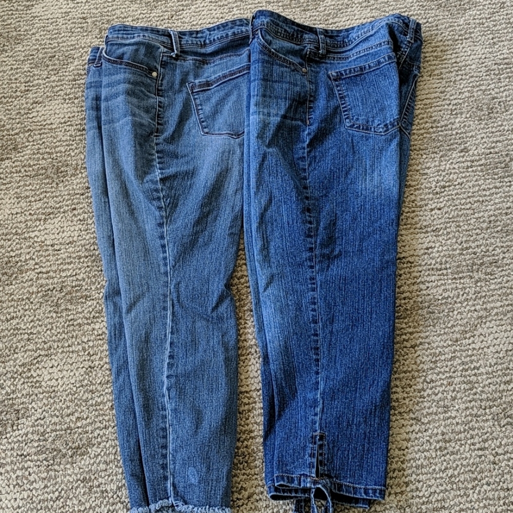 Bandolino jean Capri lot size 8